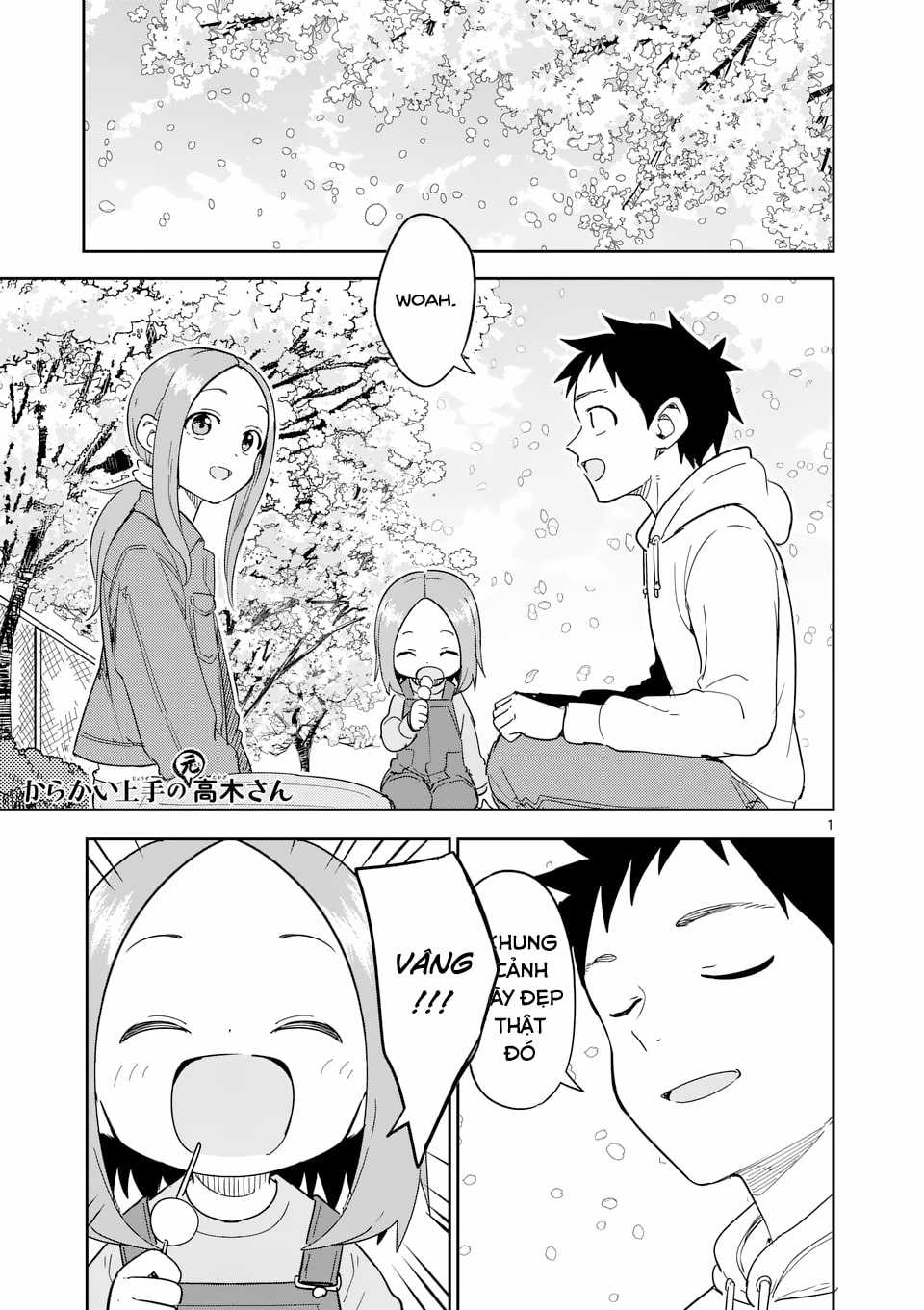 Karakai Jouzu no (Moto) Takagi-san Chapter 309 trang 1