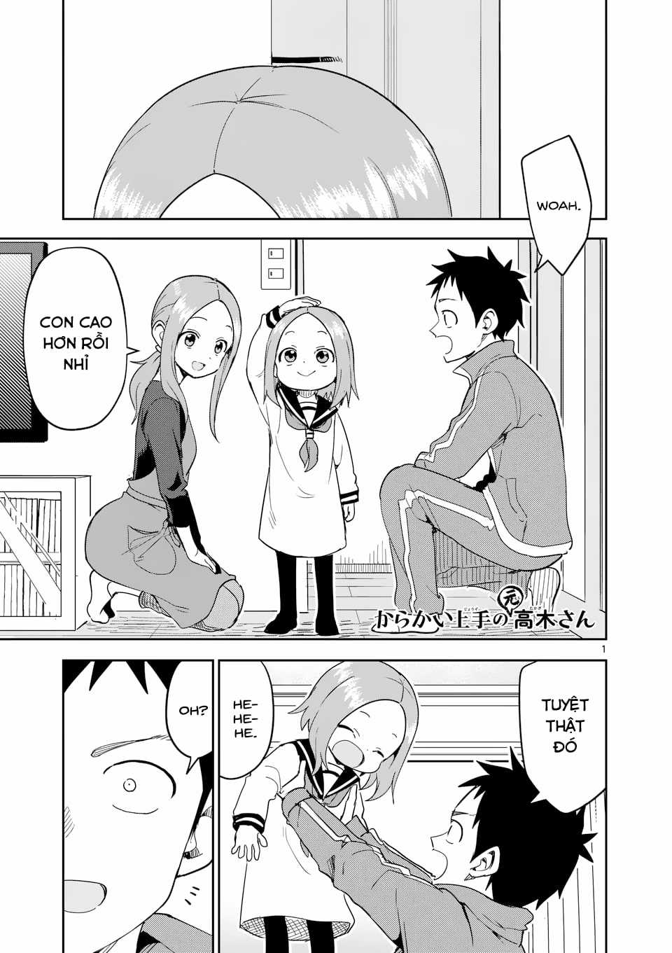 Karakai Jouzu no (Moto) Takagi-san Chapter 311 trang 1