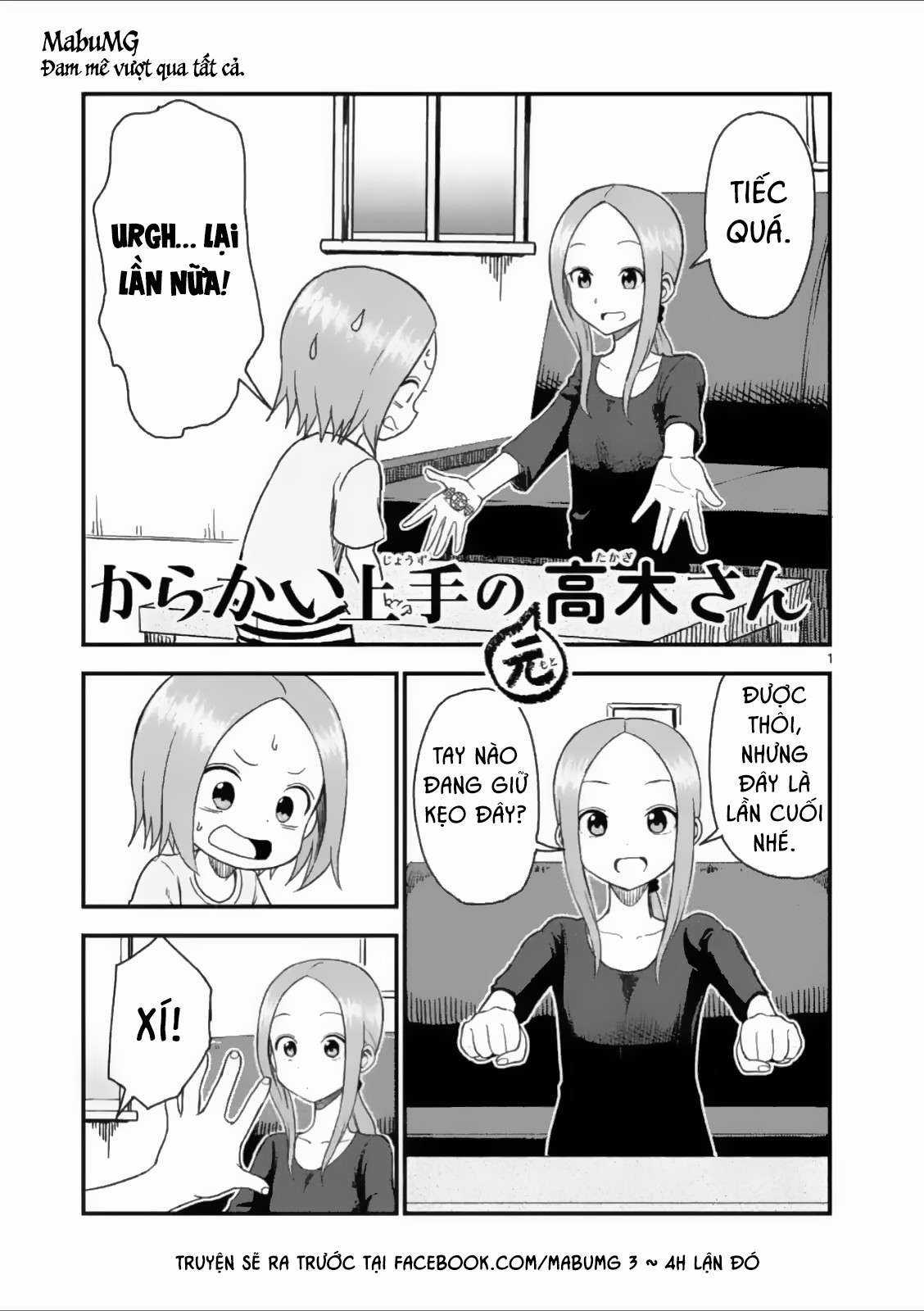 Karakai Jouzu no (Moto) Takagi-san Chapter 39 trang 1