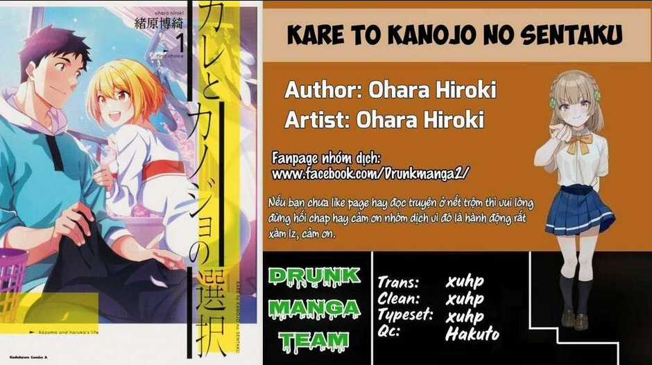 Kare to Kanojo no Sentaku Chapter 1 trang 1