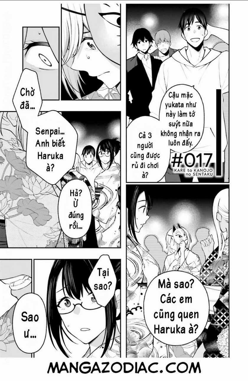 Kare to Kanojo no Sentaku Chapter 17 trang 1