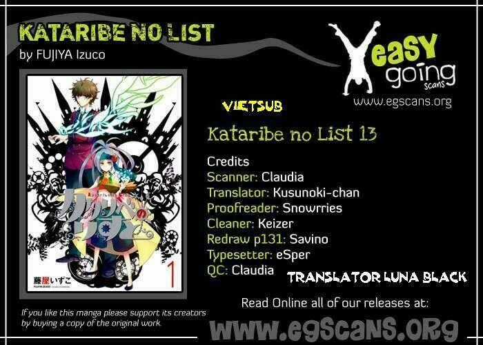 Kataribe No Risuto Chapter 13 trang 0