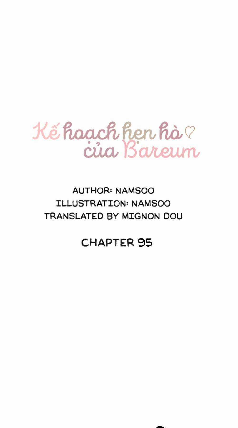 Kế Hoạch Hẹn Hò Của Bareum Chapter 95 trang 1