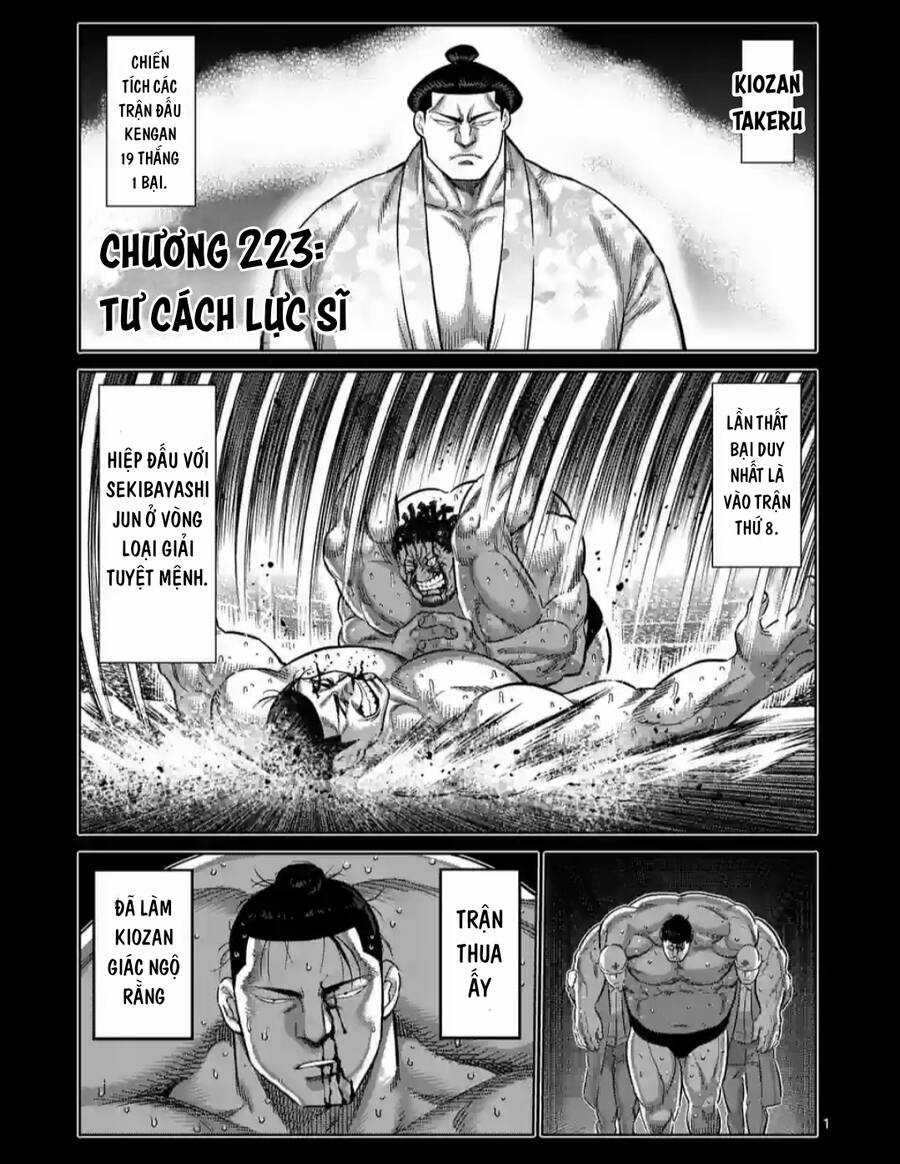 Kengan Ashura Phần 2 Chapter 223 trang 1