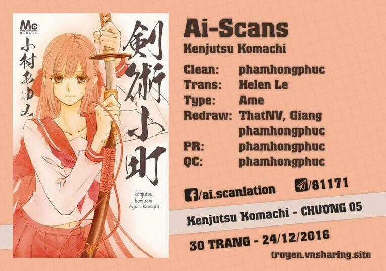 Kenjutsu Komachi Chapter 5 trang 0