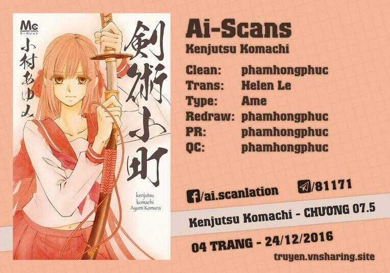 Kenjutsu Komachi Chapter 7.5 trang 0