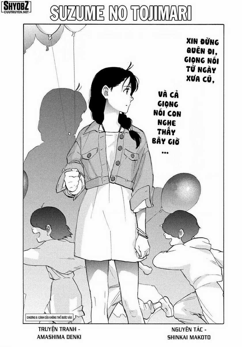 Khóa Chặt Cửa Nào Suzume Chapter 6 trang 1