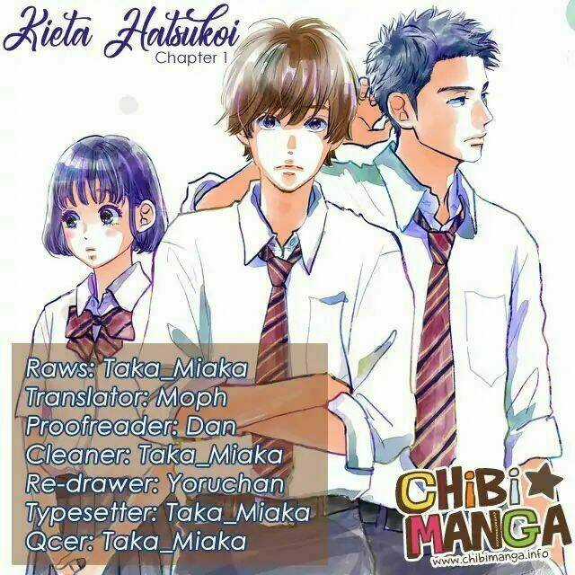 Kieta Hatsukoi Chapter 1 trang 0