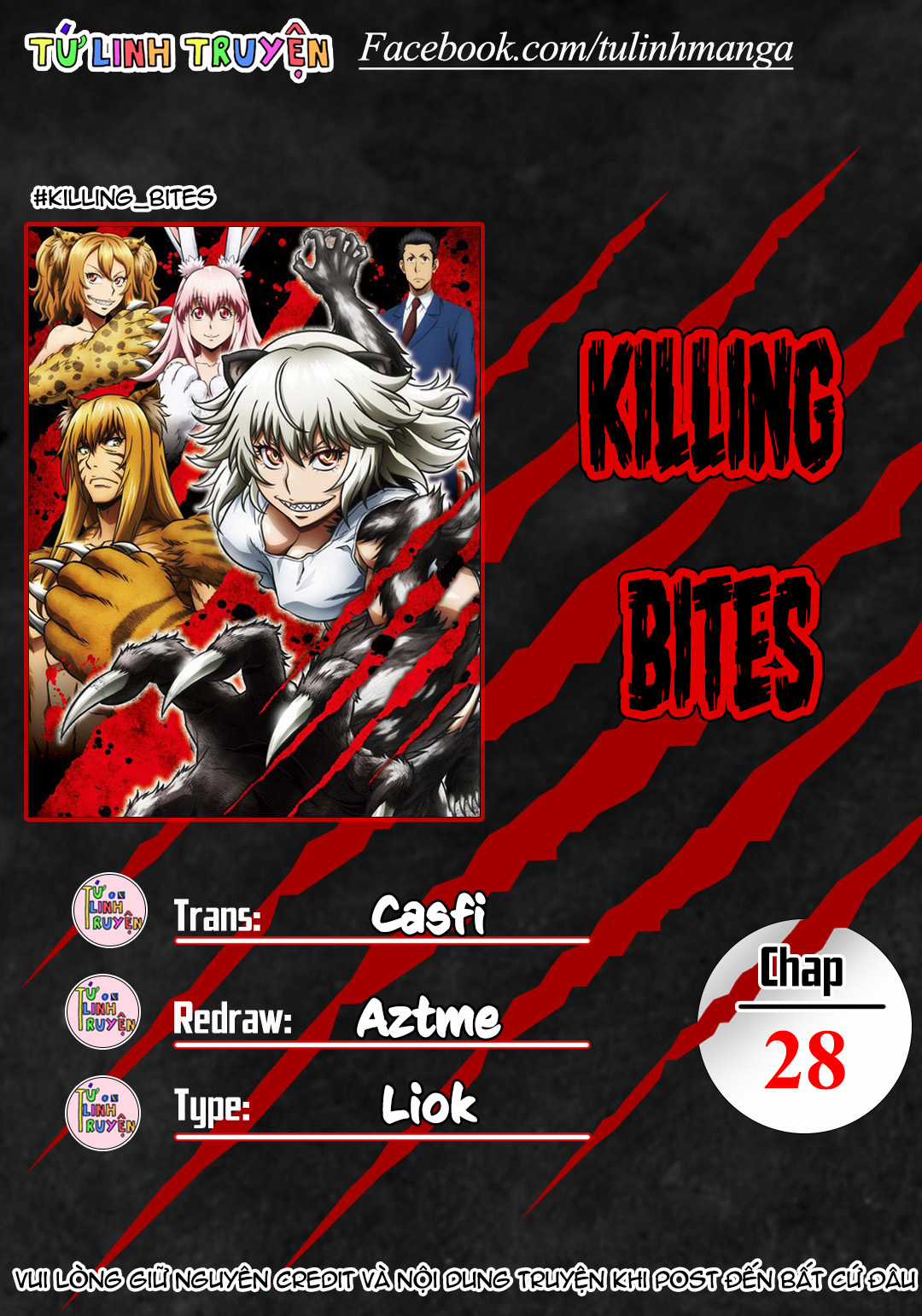 Killing Bites Chapter 28 trang 1