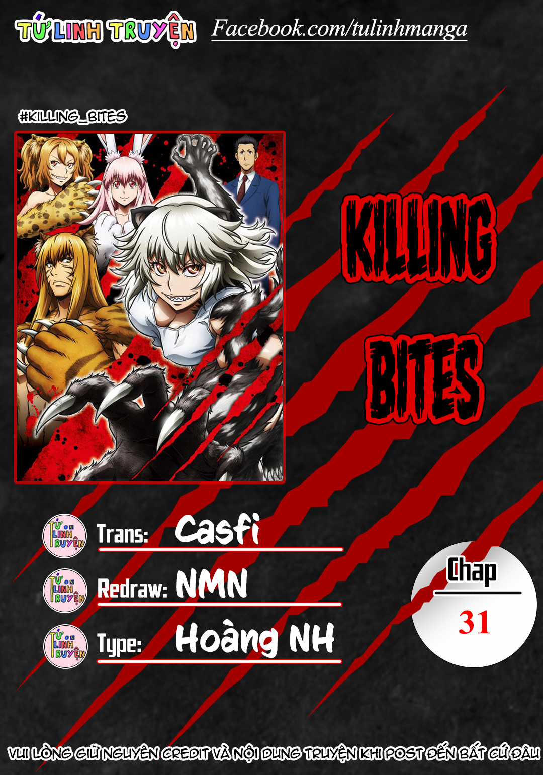 Killing Bites Chapter 31 trang 1