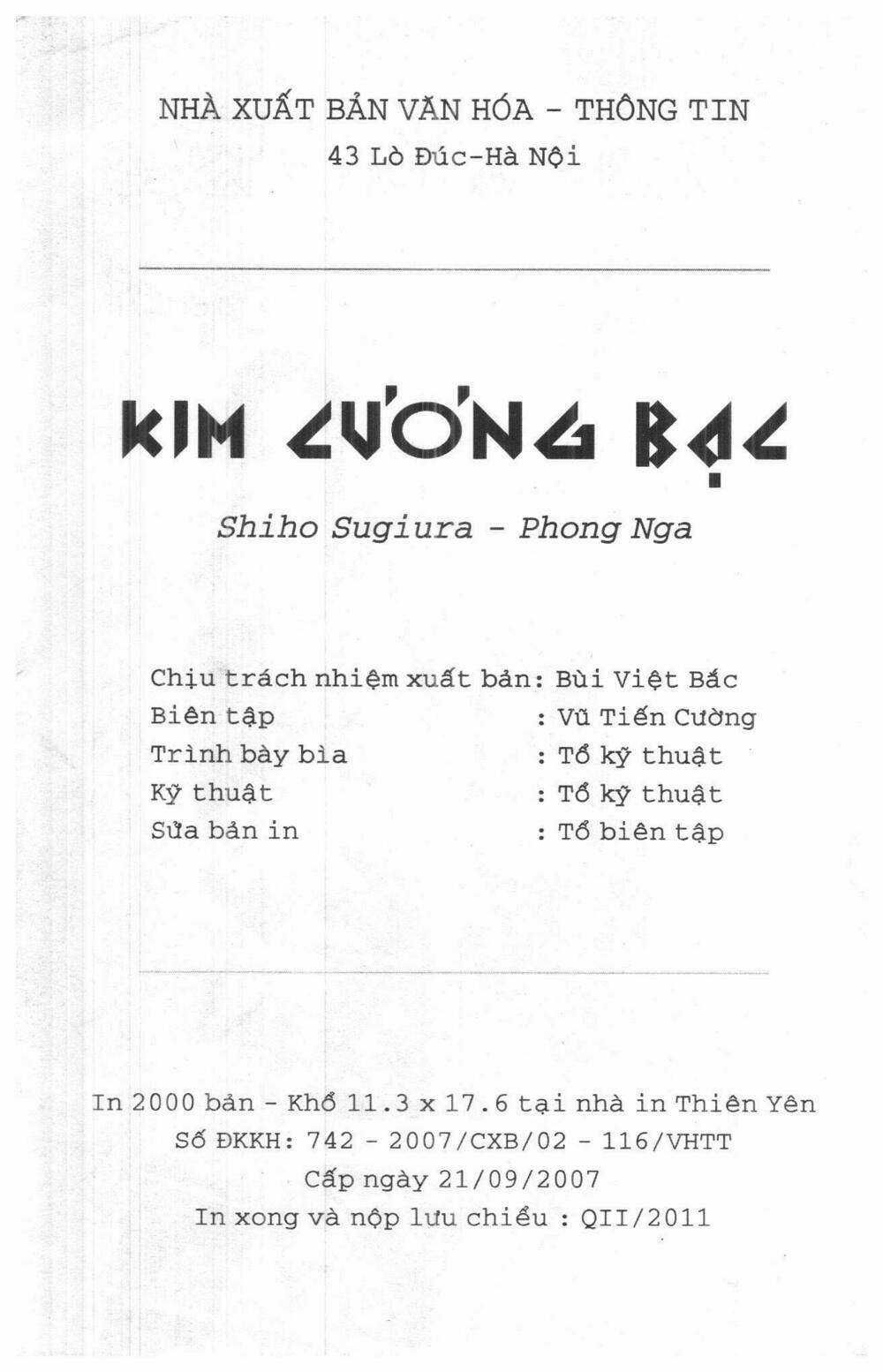 Kim Cương Bạc Chapter 21 trang 1