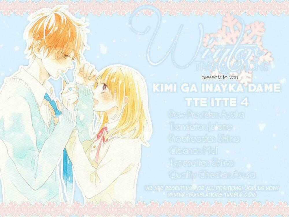 Kimi ga Inakya Dame tte Itte Chapter 4 trang 0