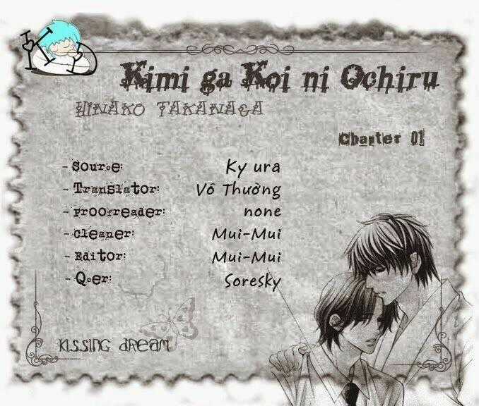 Kimi ga Koi ni Ochiru Chapter 1 trang 0