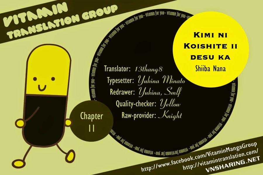 Kimi Ni Koishitei Desu Ka Chapter 11 trang 1