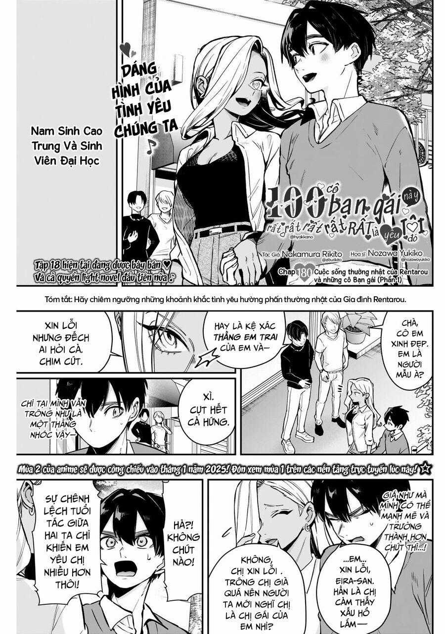 Kimi No Koto Ga Dai Dai Dai Dai Daisuki Na 100-Ri No Kanojo Chapter 180 trang 1