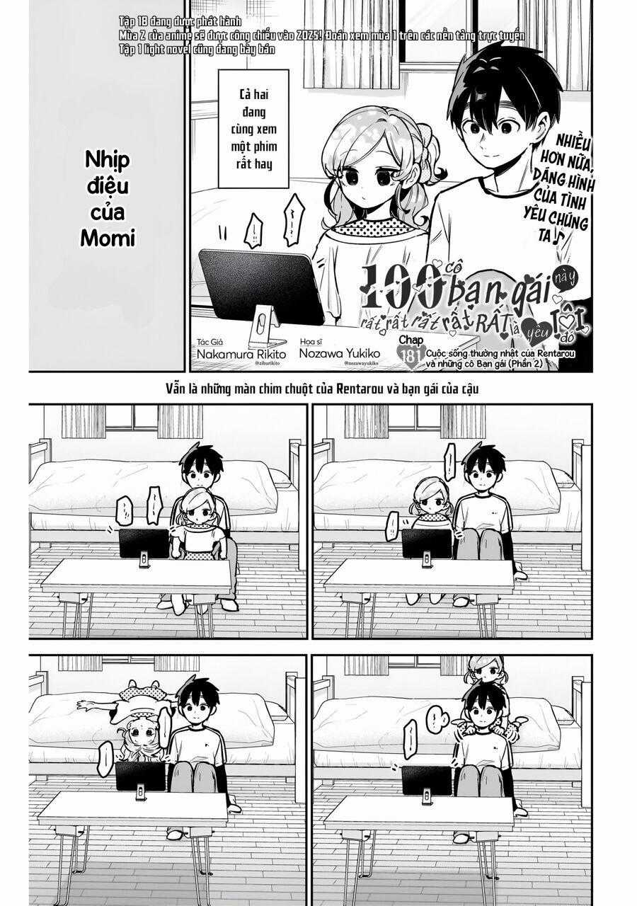 Kimi No Koto Ga Dai Dai Dai Dai Daisuki Na 100-Ri No Kanojo Chapter 181 trang 1