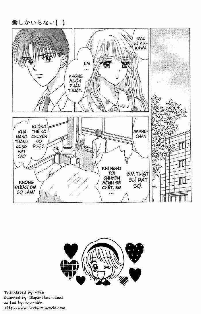 Kimi Shika Iranai Chapter 4 trang 1