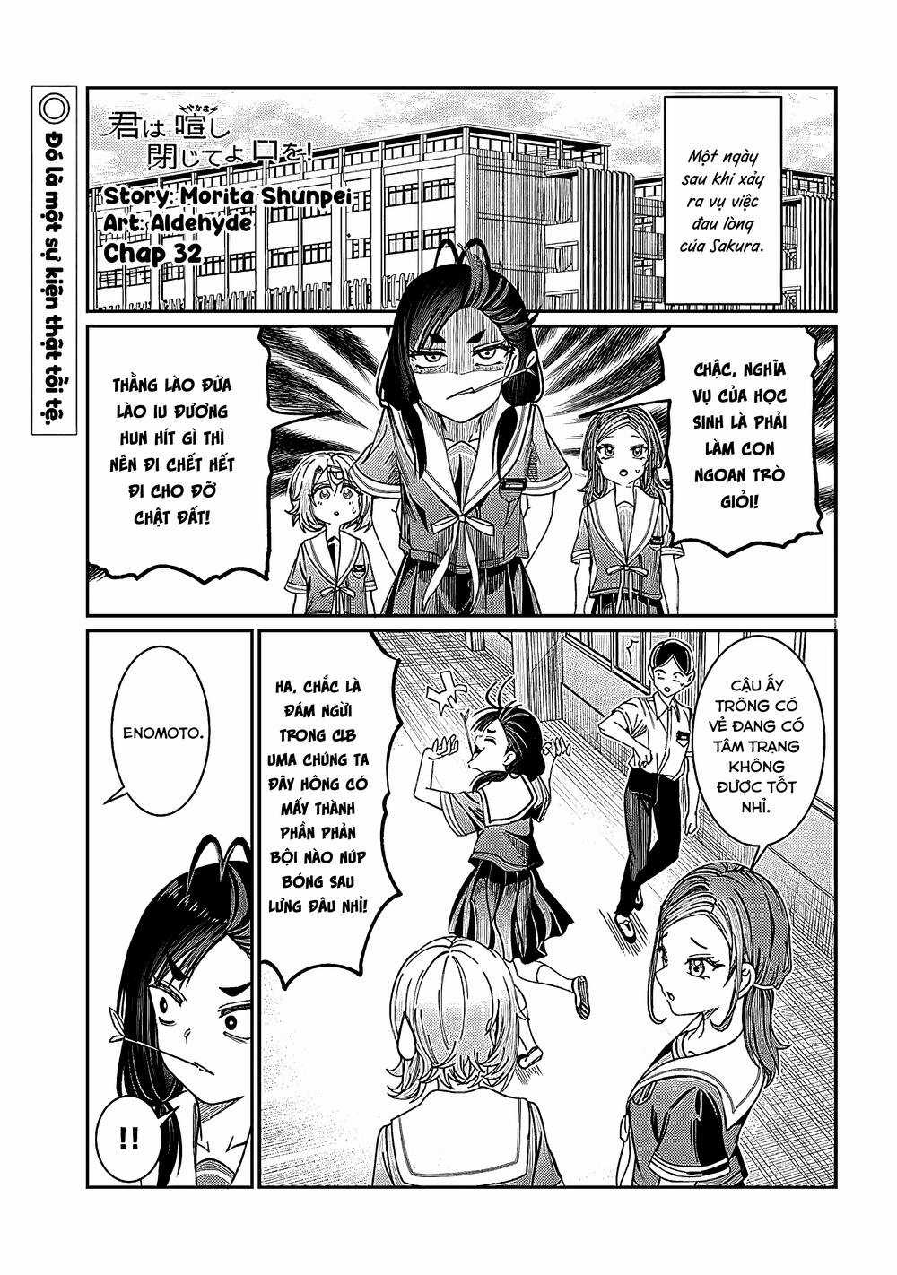 Kimi Wa Yakamashi Tojite Yo Kuchi Wo! Chapter 63 trang 0