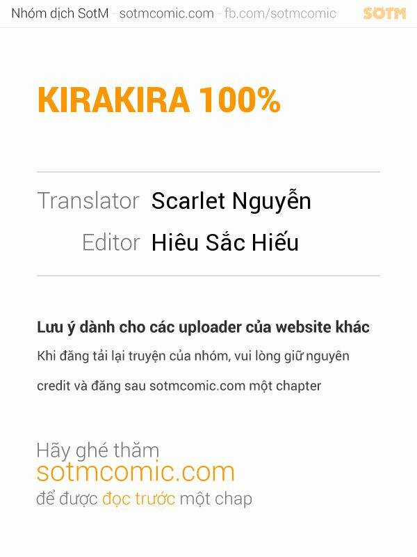 Kirakira 100% Chapter 1.1 trang 0