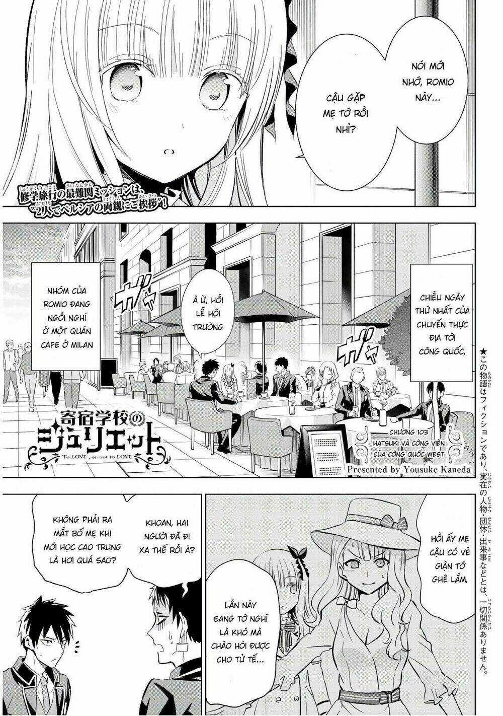 Kishuku Gakkou No Juliet Chapter 103 trang 1