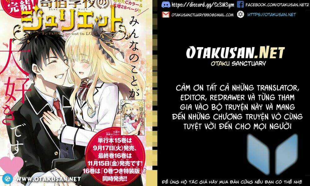 Kishuku Gakkou No Juliet Chapter 116 trang 0