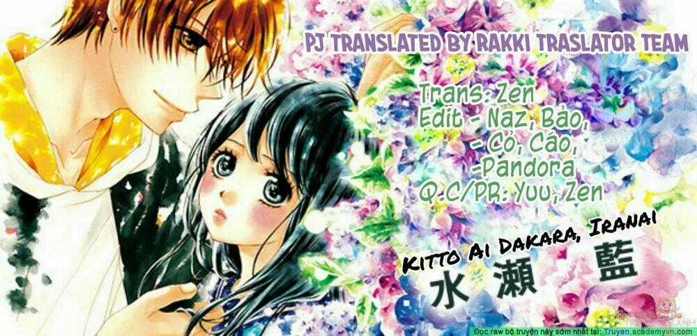 Kitto Ai Dakara, Iranai Chapter 2 trang 0