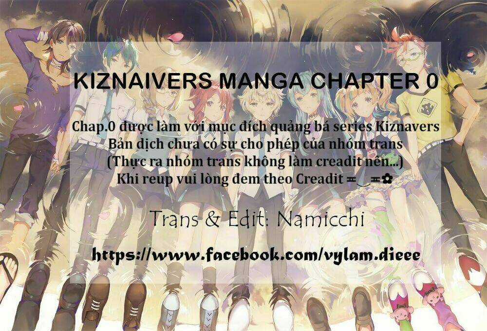 Kiznaivers Manga Chapter 0 trang 0