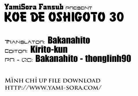 Koe De Oshigoto! Chapter 30 trang 0