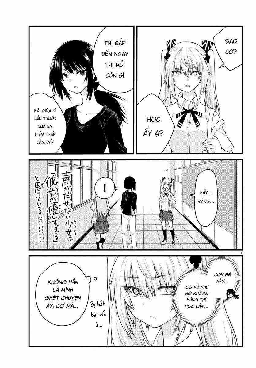 Koe Ga Dasenai Shoujo Wa "Kanojo Ga Yasashisugiru" To Omotte Iru Chapter 16 trang 1