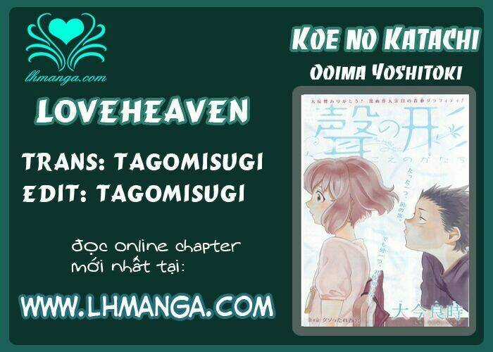 Koe No Katachi Chapter 47 trang 0