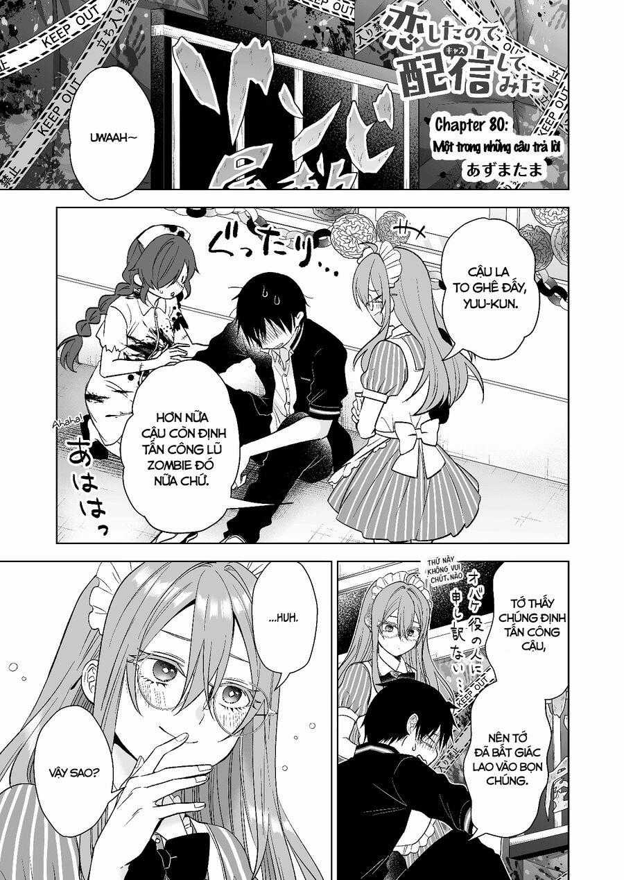 Koi Shita No De, Haishin Shite Mita Chapter 80 trang 1