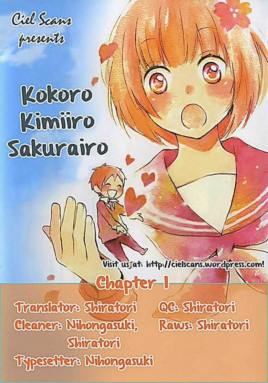 Kokoro Kimiiro Sakurairo Chapter 1 trang 0