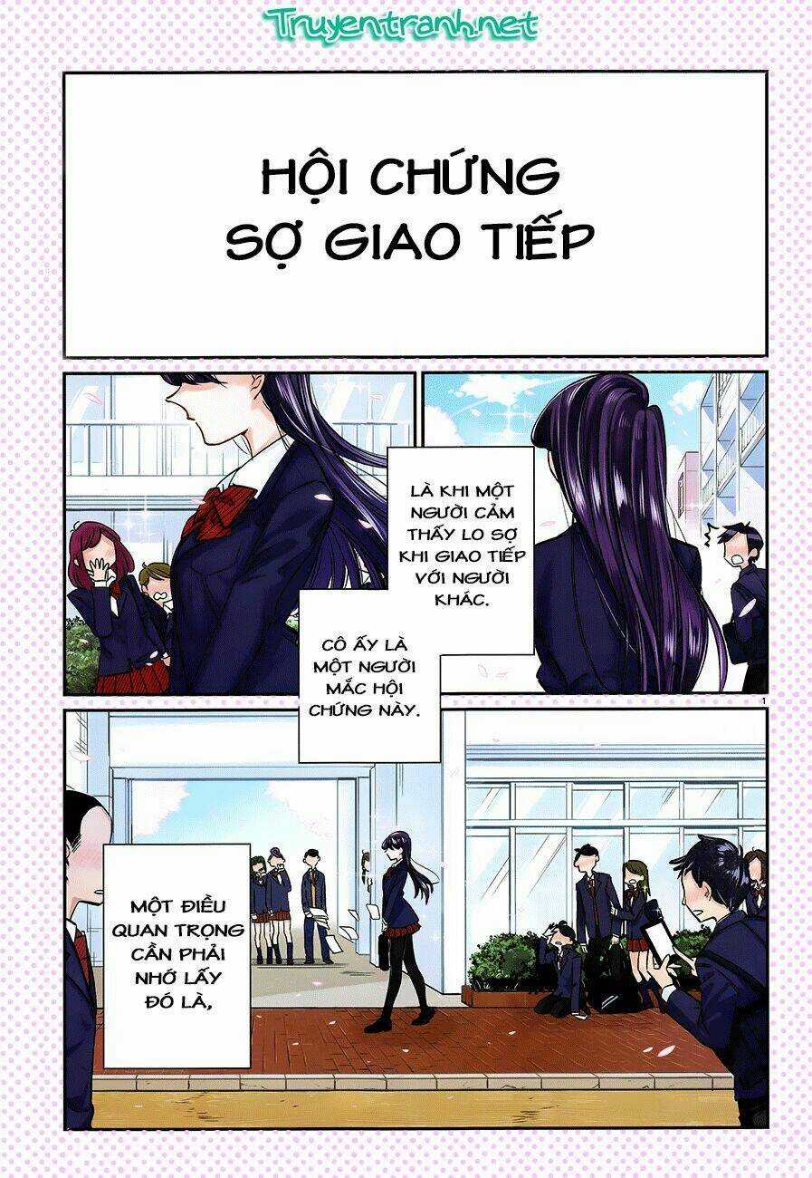 Komi Không Thể Giao Tiếp Chapter 1 trang 1