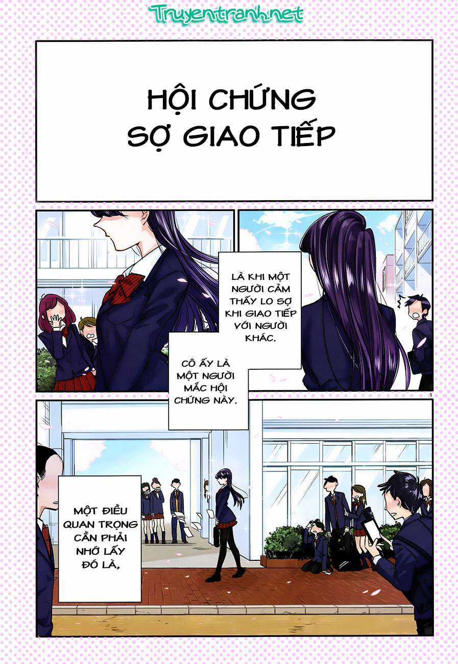 Komi-san wa Komyushou Desu Chapter 1 trang 1