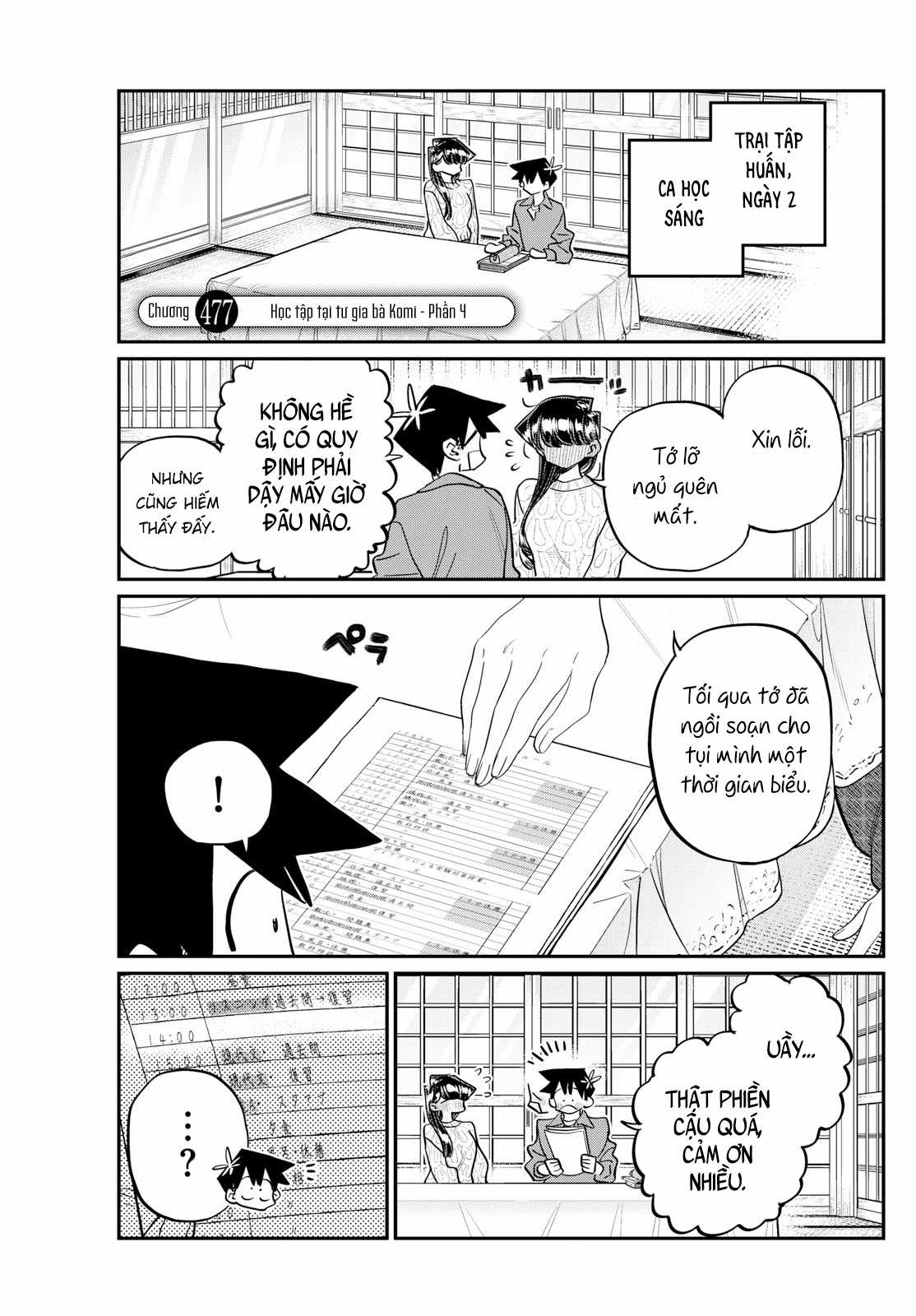 Komi-san wa Komyushou Desu Chapter 477 trang 1