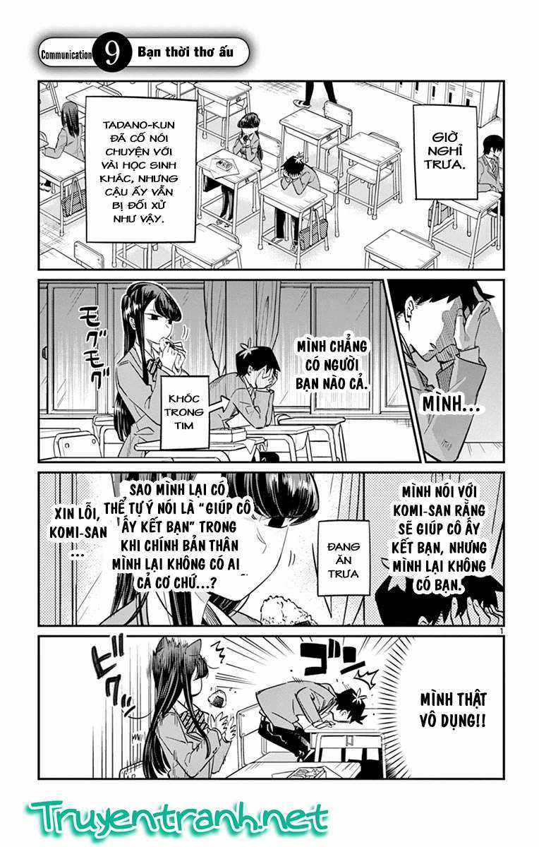 Komi-san wa Komyushou Desu Chapter 9 trang 1