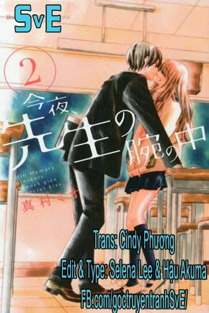 Konya, Sensei No Ude No Naka Chapter 2 trang 0