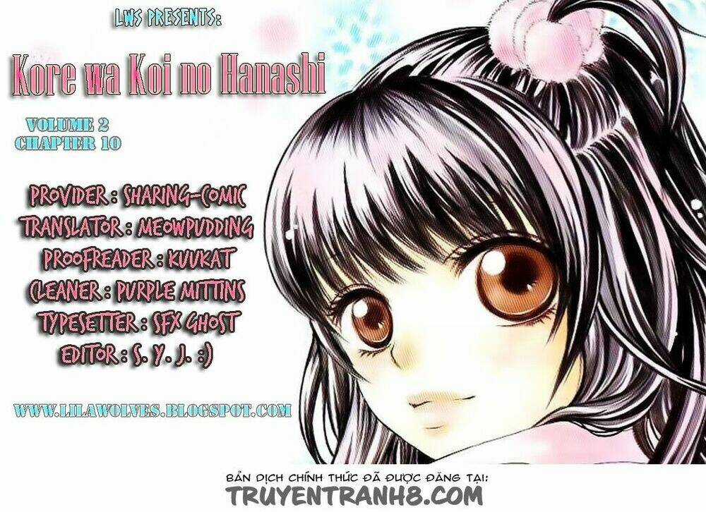 Kore Wa Koi No Hanashi Chapter 10 trang 1