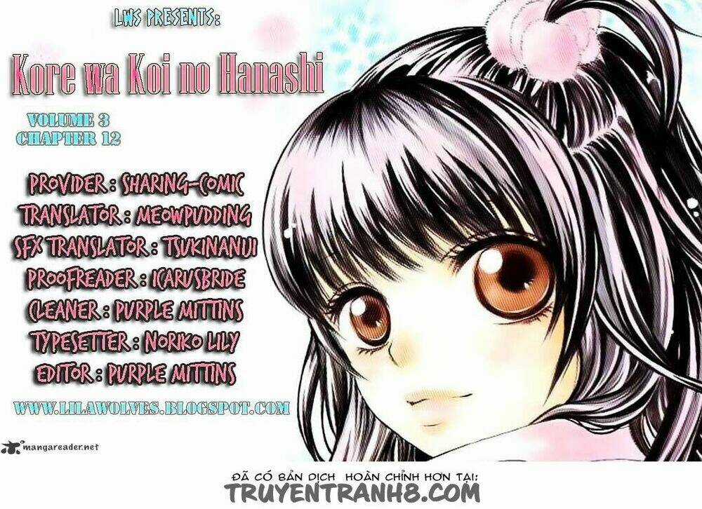 Kore Wa Koi No Hanashi Chapter 12 trang 1