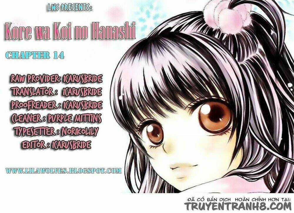 Kore Wa Koi No Hanashi Chapter 14 trang 1