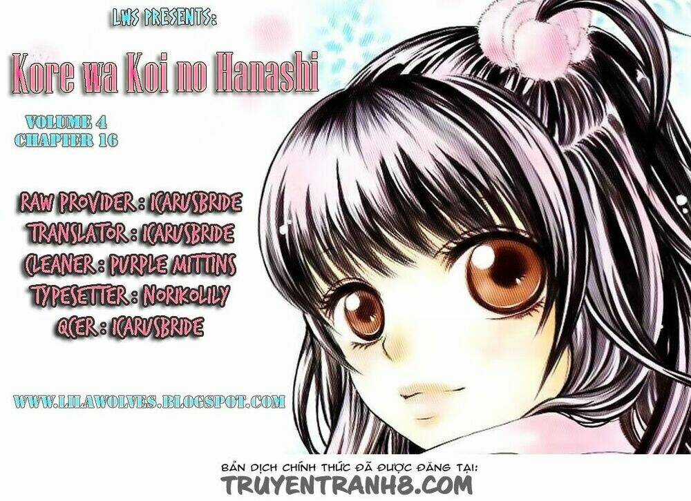 Kore Wa Koi No Hanashi Chapter 16 trang 1