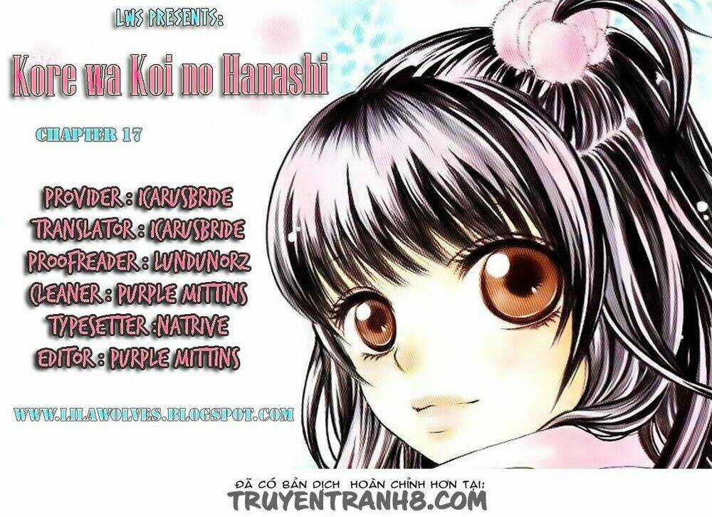 Kore Wa Koi No Hanashi Chapter 17 trang 1