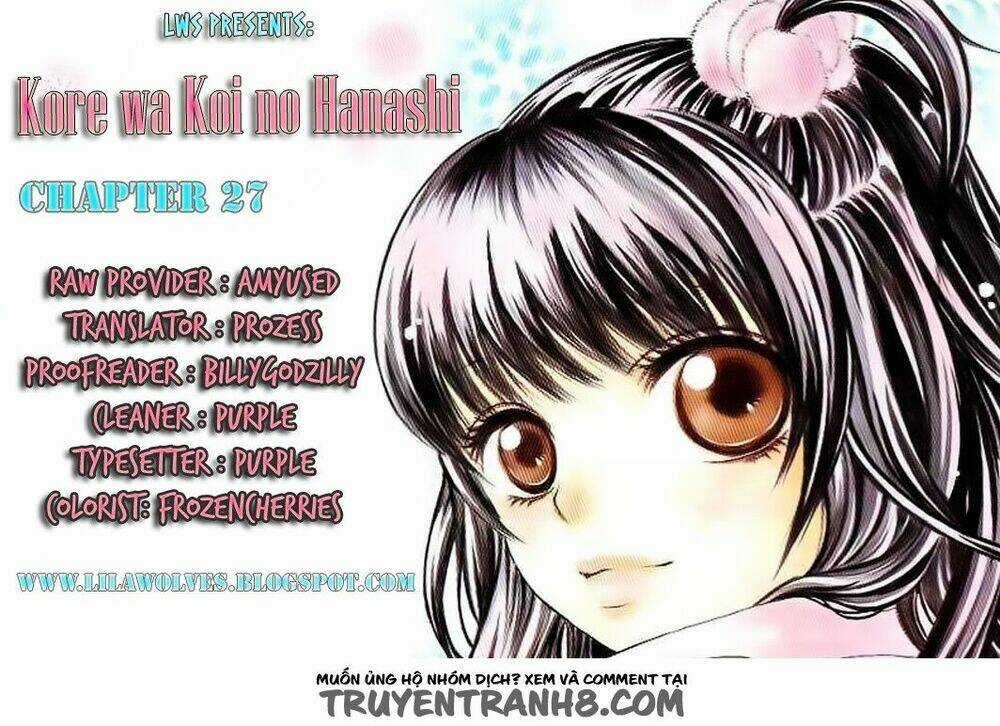 Kore Wa Koi No Hanashi Chapter 27 trang 1