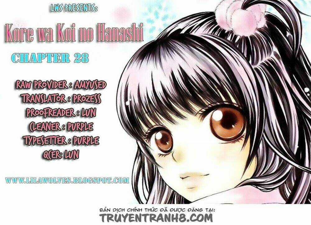 Kore Wa Koi No Hanashi Chapter 28 trang 0