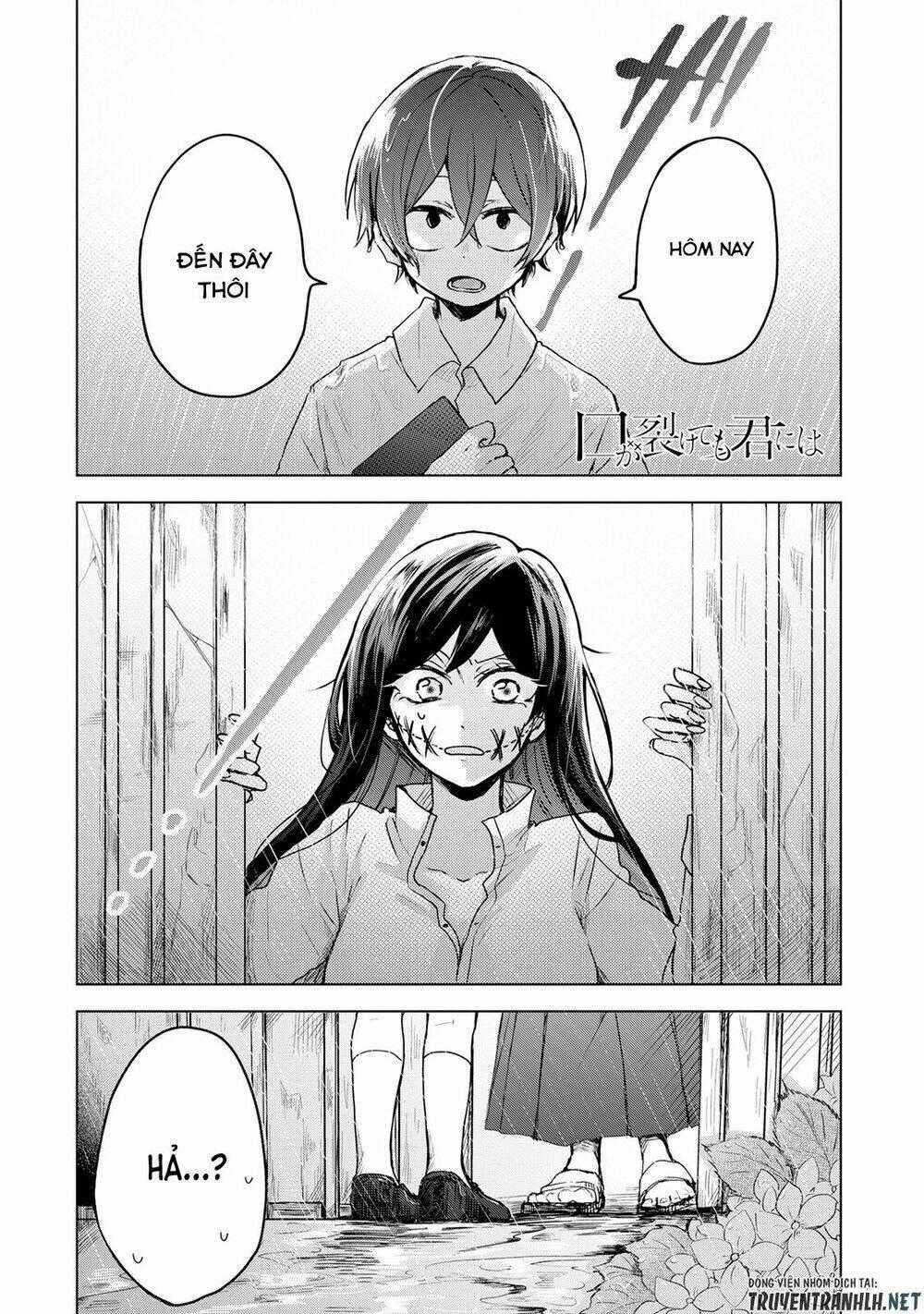 Kuchi Ga Saketemo Kimi Niwa Chapter 2 trang 1