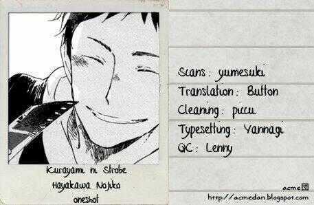 Kurayami Ni Strobe Chapter 1 trang 1