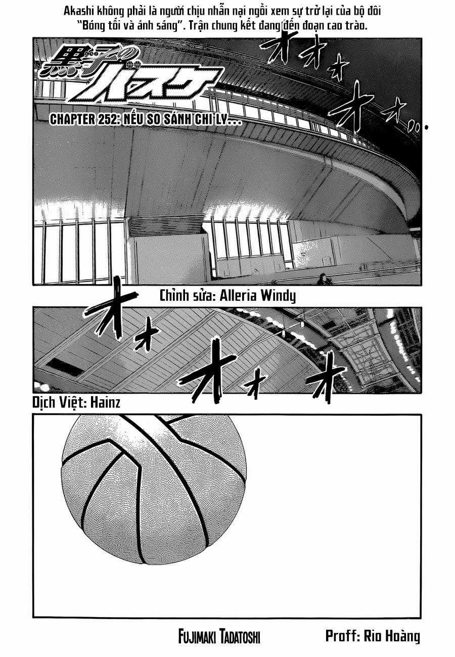 Kuroko No Basuke Chapter 252 trang 1