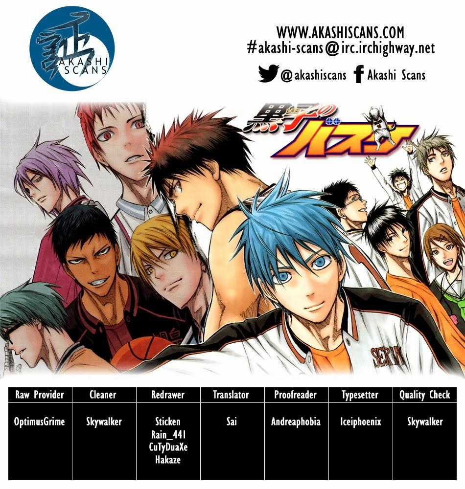 Kuroko No Basuke Chapter 272 trang 1