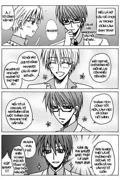 Kuroko – Tuyển Thủ Vô Hình: Akakise Short Doujinshi Chapter 16 trang 0