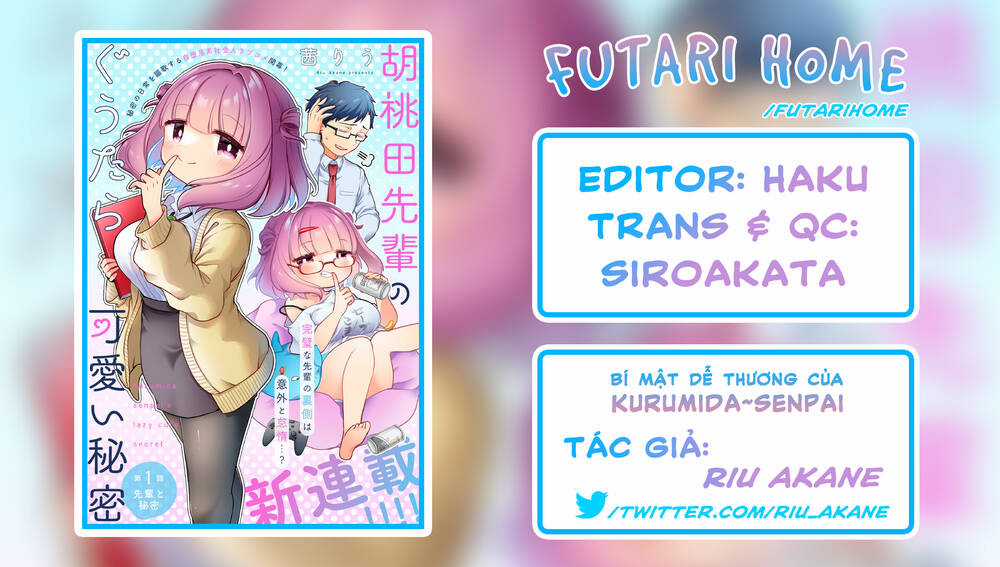 Kurumida-Senpai No Guttara Kawaii Himitsu Chapter 2 trang 0